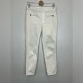 Free People Pants & Jumpsuits | Free People Pull-On White Denim Mid Rise Skinny Leg Jeggings Size 31 Stretch Fp | Color: White | Size: 31