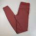 Athleta Pants & Jumpsuits | Athleta Womens Aura Heel Tight Maroon Elastic Waist Pull On Jogger Pants Size M | Color: Brown/Red | Size: M