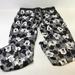 Disney Intimates & Sleepwear | Disney Mickey Mouse Women's Pajama Bottoms Medium Gray Black Drawstrings | Color: Black/White | Size: M