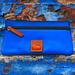 Dooney & Bourke Bags | Dooney & Bourke Mckenzie Ocean Blue Clutch/Pouch | Color: Blue/Tan | Size: Os