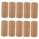 40 Pcs Essential Oil Bottle Paper Tube Box Kraft Mailing Tube with Caps Circle e Candles Wool Cylinder Packing Boxes Round Long Crafts Storage Tube Travel Face Paper Mounting Tube