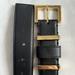 Burberry Accessories | Burberry Used Leather Black And Gold Belt Size 70 Waist Belt | Color: Black/Gold | Size: Os