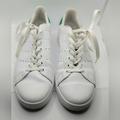 Adidas Shoes | Adidas Mens Stan Smith Sneakers Shoes White Green Leather Low Top Skater Shoe 6m | Color: Green/White | Size: 6