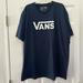 Vans Shirts | Mens Navy Blue Vans Tee Shirt. Xxl In Excellent Condition. | Color: Blue | Size: Xxl