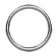 AZARIO LONDON 14K Solid White Gold 18 Gauge (1.0mm) - 9mm Diameter Classic Hinged Clicker Segment Nose Ring - Hoop Cartilage - Daith Hoop - Piercing Jewellery