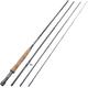 Fishing Rod, Freshwater Flying Rod, Trout, Salmon Fishing Gear, Telescopic Fishing Rod (Color : Light Grey)