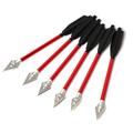 fUfIzU 12Pcs 6.3 Inch Aluminium Crossbow Bolts Arrows with High Impact Bolts 50-80-Pounds for Mini Crossbow Hunting Pistol Precision Target Arrow Archery, Not Contain Crossbow,Red