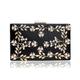 VHPNWJOB clutch bags for women Women Evening Clutch Bags Pu Chain Shoulder Handbag Messenger Bags-Ym1173Black