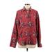 Legacy Falls for Her Long Sleeve Blouse: Red Floral Tops - Women's Size Medium