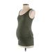 Motherhood Tank Top Green Scoop Neck Tops - Women's Size X-Small Maternity