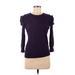 Teri Jon Sportswear Wool Pullover Sweater: Purple Sweaters & Sweatshirts - Women's Size Medium