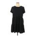 Gap Casual Dress - A-Line: Black Solid Dresses - Women's Size X-Large