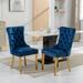 American Design，High-end Tufted Solid Wood Contemporary Velvet Upholstered Dining Chair