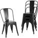 Metal Dining Chairs Set Of 4