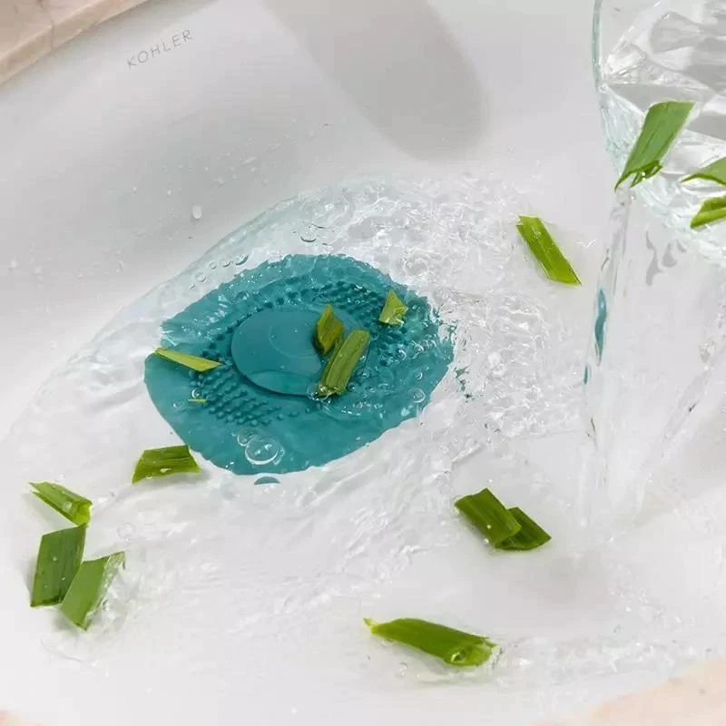 Crépine de vidange d'évier, collecteur de cheveux, bouchon de bain irrégulier, empêche le colmatage, bouchon de lavabo de salle de bains, accessoires de salle de bains