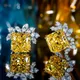 Boucles d'oreilles princesse topaze en argent Sterling 925 3 carats bijoux carrés pour femmes
