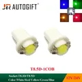 Lampe Led COB pour tableau de bord T5 8.5D 8.3D 10 pièces indicateur de style de voiture ampoule