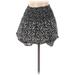 lost & wander Casual Skirt: Black Polka Dots Bottoms - Women's Size Medium