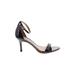 Sam Edelman Heels: Black Solid Shoes - Women's Size 9 - Open Toe