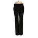 Ann Taylor Dress Pants - High Rise Straight Leg Trouser: Black Bottoms - Women's Size 0 Plus