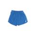 Nike Athletic Shorts: Blue Solid Activewear - Women's Size Large