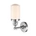 Breakwater Bay Saroyan 1 - Light Armed Sconce Glass/Metal in Gray/White | 12.75 H x 4.5 W x 7.5 D in | Wayfair 0D02A8D08DE8423EA801B8A32302CFF5