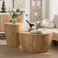 Millwood Pines Asila Coffee Table in Brown | 23.43 H x 21.06 W x 21.06 D in | Wayfair FA10DA3AA4E842D19419CCE4E9C58B9B