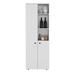 Hokku Designs Zaiah 66.93" Kitchen Pantry Wood in White | 66.93 H x 23.62 W x 11.81 D in | Wayfair 1249721292BA443584504554A993A219