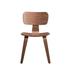 George Oliver Kaija Solid Wood Side Chair Dining Chair in Walnut Wood in Brown | 30 H x 18.31 W x 21.65 D in | Wayfair