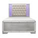 Rosdorf Park Kheo Upholstered Standard Bed Upholstered, Leather in Gray | 66.5 H x 79 W x 85 D in | Wayfair 127A45BB861448A0957532CFB775F683