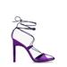 Adele Lace-up Satin Sandals