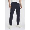 Chinohose BOSS ORANGE "tapered", Herren, Gr. 38, Länge 32, blau (404_schwarz_blau), Web, Obermaterial: 97% Baumwolle, 3% Elasthan, unifarben, casual, gerade, unten schmal lang, Hosen, mit BOSS Logo hinten