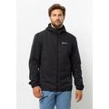 Funktionsjacke JACK WOLFSKIN "FELDBERG HOODY M" Gr. L (52), schwarz (black) Herren Jacken Übergangsjacken