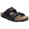 Pantolette JOSEF SEIBEL "Hermine 01", Damen, Gr. 40, schwarz, Leder, klassisch, Schuhe, Plateau Sandale, Sommerschuh, Hausschuh mit komfortablem Fußbett