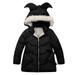 TAIAOJING Unisex Girls Jacket Toddler Kids Baby Warm Winter Snowsuit Outerwear Zipper Thick Removable Hooded Snow Wear Outwear Coat 3-4 Years