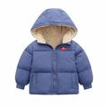 Levmjia 2023 Baby Girl Clothes Winter Coat Hooded Jacket Toddler Fleece Padded Jacket Hooded Zip Jacket Coat 3-4 Years