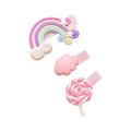 Cute Candy Barrettes Hair Clip No Slip Clips Lollipop Clips Hairpins Hair Accessories For Toddlers Infant Girl Children Kids Gift Hair Clips