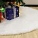 Nebublu Tree Skirt Snowy Furry Mat White Fluffy Xmas Cover Snowy Furry Fluffy Xmas Cover Xmas Cover Snowy Simbae Decorative White 2.75 Tall White