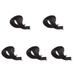 250 Cm Hair Extensions Black Human Tape Barrettes for Girls Wig Curly Natural Women s Miss