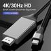 USB C to HDMI Cable 4K30hz 6.6 FT High Speed Cord Connect Laptop and Phone to TV Compatible for MacBook Pro/Air iPad Pro 2020 103010469 2m