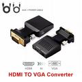 VGA to HDMI Adapter Cable With Audio Full HD VGA to HDMI adapter with Video Output 1080P HD for PC Laptop HDMI toVGA HDMI TO VGA ABS