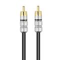 HIFI 5.1 Audio Cable OFC Coaxial Digital RCA Male To RCA Male Stereo Audio Cable for TV Amplifier Speaker Soundbar black 3m