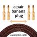 Canare L-4S8F speaker cable 1 Pair OFC audio cable HI-FI high-end amplifier speaker cable Banana plug cable a pair -banana plug 8m