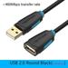 USB Cable USB 3.0 Extension Cable Male to Female 3.0 2.0 USB Extender Cable for PS4 Xbox Smart TV PC USB Extension Cable USB 2.0 Black CBC 0.5m