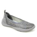 Women's Emma Slip On Flat by JBU in Gunmetal Shimmer (Size 6 1/2 M)