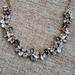 J. Crew Jewelry | J.Crew Mixed Gems Statement Necklace Nwt | Color: Gold/Gray | Size: Os