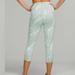Lululemon Athletica Pants & Jumpsuits | Lululemon Swift Speed High-Rise Crop 21" In Reverberate Chevron Jacquard Silver | Color: Green/White | Size: 4