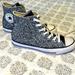 Converse Shoes | Chuck Taylor Converse All Stars Glitter High Top Sneakers. Like New Condition | Color: Black/White | Size: 8