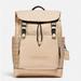 Coach Bags | Coach League Flap, Backpack With Weave Pocket, Detail, Cream | Color: Cream | Size: Os