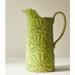 Anthropologie Accents | Anthropologie Lily Pad Pitcher Nwt | Color: Green | Size: Os